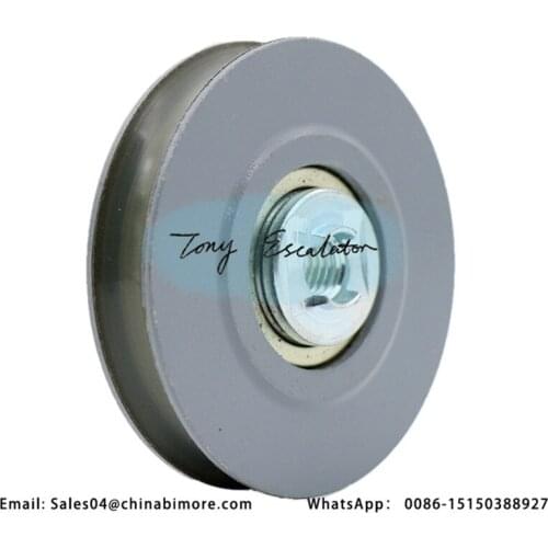 Elevator hanging wire rope wheel hanger plate wheel roller 72*14*6203