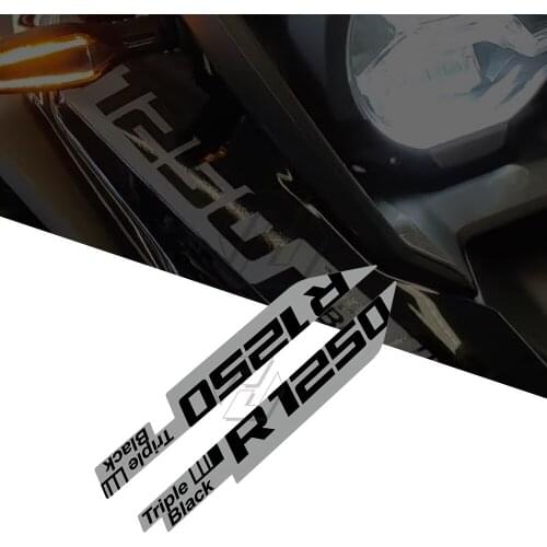 Motorcycle Front Fairing Sticker Case for BMW R1250GS Triple Black Edition R 1250 GS 2017-2021