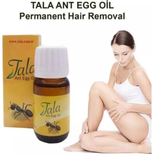 Ant EGG OIL Tala 20ml 0.7oz Natural Organic Hair Removal Reduction, Eradicate Permanent Organic Epilation