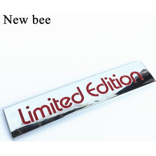 Newbee VW Limited Edition TSI Fender Tail Emblem Car Sticker Badge for Volkswagen Touareg Golf MK4 MK5 MK3 MK6 Golf GTI POLO CC