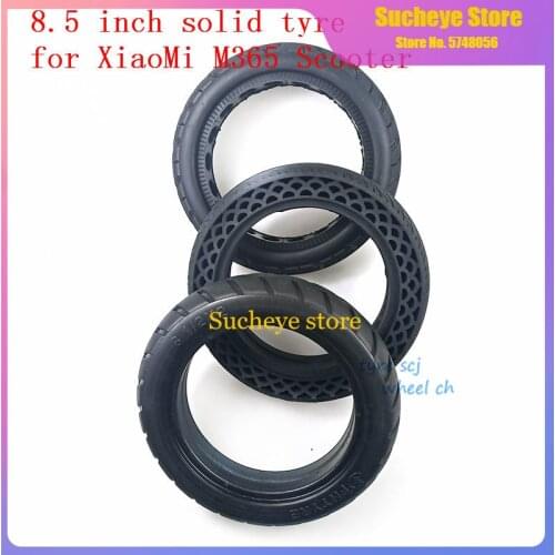 Durable Updated Scooter Tyre Anti-Explosion Tire Tubeless Hollow Solid Tyre Wheel for Xiaomi Mijia MI Pro M365 Electric Scooter