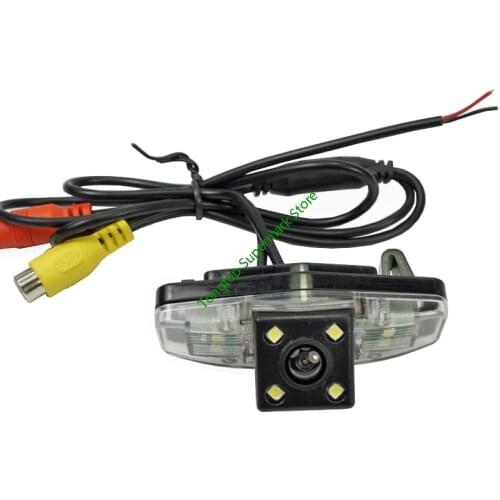 Wire Wireless Night Vision Car Rear view Backup Reverse Camera with 4 LED For Honda Accord 8 / CITY / Odyssey