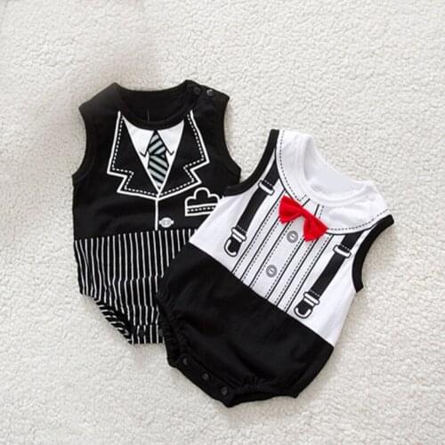 Xmas Baby boy/girls Infant Newborn Clothing Sets Gentleman Romper & Jumpersuit Christmas Bebe Birthday Costumes