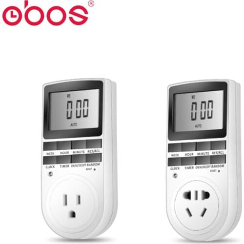 2019 most ideal CE approval wall socket timer electrical socket timer 240V /10A 230V /13A 220/16A 120V/15A EU UK AU US FR style