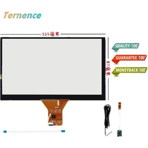 Skylarpu 155mm*87mm Touch screen Capacitive touch panel Car hand-written screen Android capacitive screen development 155mmx87mm