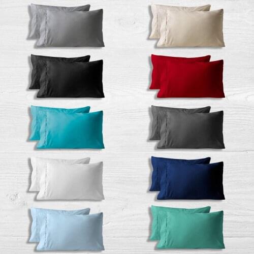 Brushed Cloth Envelope Pillows Cover Solid Color Cushion Cover Pillowslip Sofa Car Decor Pillow Case Soft Woven Home Supplies