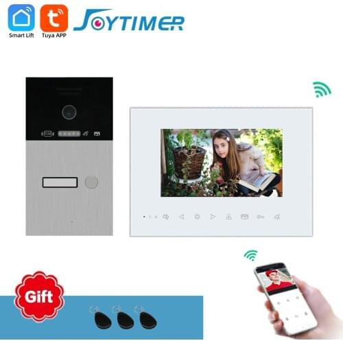 New video intercom 1200tvl video door phone support tuya smarthome camera suitable for multi-family home intercom system