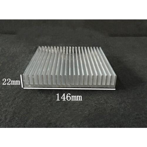 High Power Radiator 146x22x100mm 200 300 Aluminum heatsink Extruded heat sink for Electronic LED Power Amplifier Cooler Cooling
