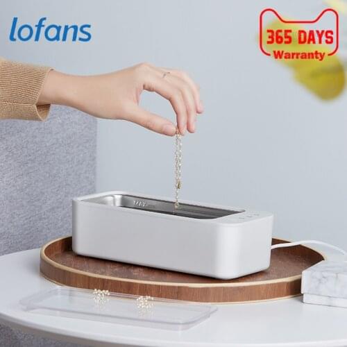 Lofans Ultrasonic Cleaning Machine Sonic Vibrator High Frequency Vibration Glasses Jewelry Cleaning Single Dual Core Version