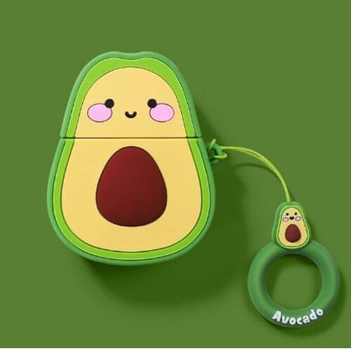 For i12 i11 i9s i10 Case cute Fruit Avocado Earphone Protection Case i23 i24 i25 i27 i100 inpods 12 TWS Headphone Silicone Case