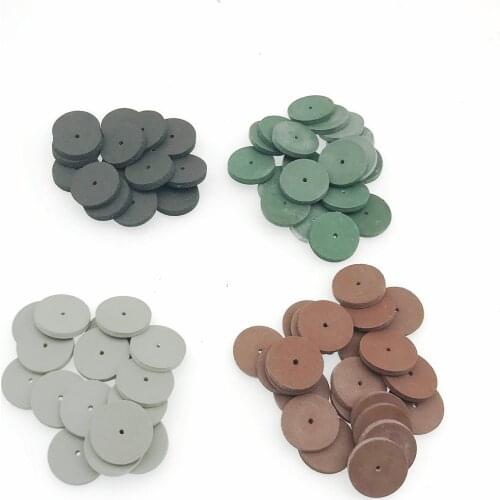 100pcs Silicone Rubber Polishing wheels for Dental Jewelry Rotary Tool dental silicon rubber polish wheel