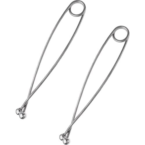 2pcs Fish Mouth Spreader/ Water Bottle Hanger Stainless Steel Tackle Gear