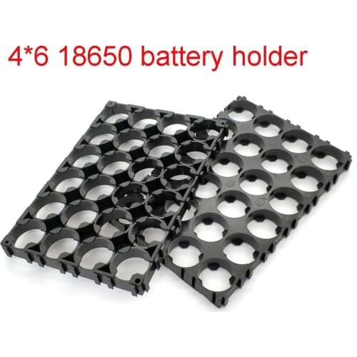 4*6 Section 18650 lithium battery bracket, electric vehicle battery bracket, fixed combination bracket