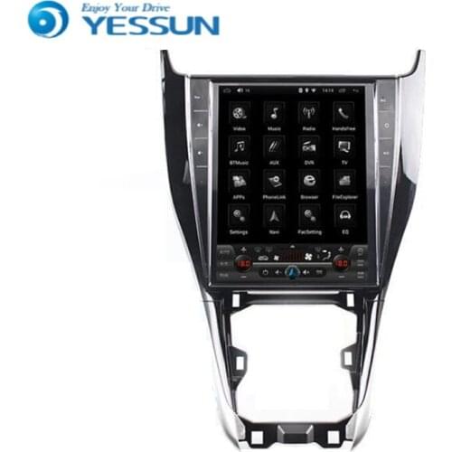Yessun Android Car Navigation GPS For Toyota Harrier Big Screen HD Touch Screen Multimedia Stereo Player Audio Video Radio