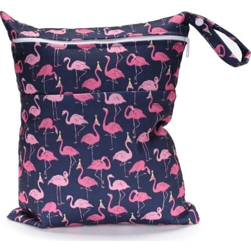 [CHOOEC] 2020 New Wet Bag Washable Reusable Cloth diaper Nappies Bags Waterproof Swim Sport Travel Carry bag Big Size: 30X36 cm