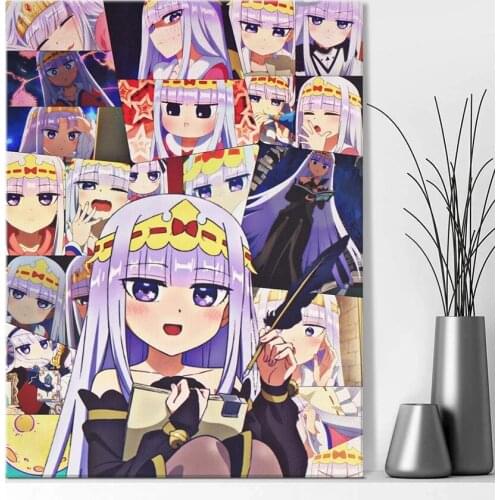 Canvas Hd Prints Maou Jou De Oyasumi Sya Anime Picture Wall Artwork Painting Home Decor Modular Poster For Living Room No Frame