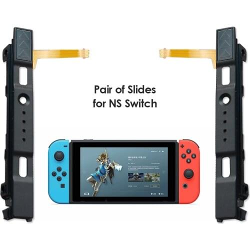 L R Slide Rail Slider with Flex Cable for Joy Con Fix Part Replacement Rail For Nintendo Switch Controller Gamepad Accessories