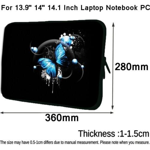 Top Selling Funda Portatil 14.1 Inch 13.9 Inch Laptop Case For Women Girls New Arrival 14 Inch Notebook Pouch Sleeve Bag Bolsa