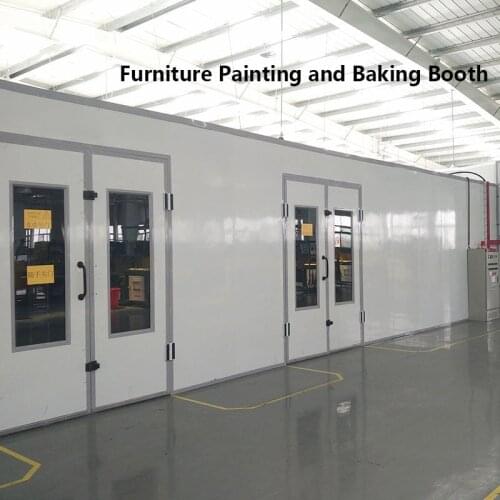 Electric Type Spray Booth And Painting Room For Furniture Wood Other Workpiece Drying With CE
