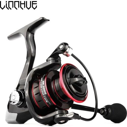 LINNHUE Fishing Reel HK1000-7000 Metal Ball Grip 8kg 5.2:1 Gear Ratio High Speed Spinning Reel Carp Fishing Reels For Saltwater
