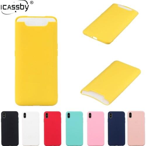 Rubber Silicone Case For Samsung A80 A51 A71 A50 Candy Color Soft TPU Back Cover For Coque Samsung Galaxy A80 A 80 SM-A805F Case