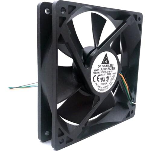 120mm fan AFB1212SH 12CM1225 12025 12 * 12 * 2.5CM 120 * 120 * 25MM 12V 0.80A Cooling Fan Good Quality