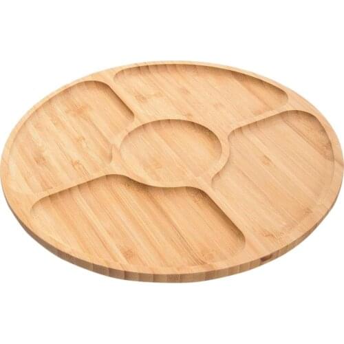 Bambum B2538 Victoria-Rotating Snack Tray 28 cm, Brown