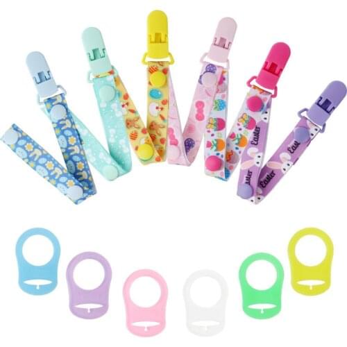 1pcs Pacifier Chain Cute Baby Clips Comfortable Material Dummy Clip Holder Nipples Children Cartoon Pacifier Clip Soother Holder