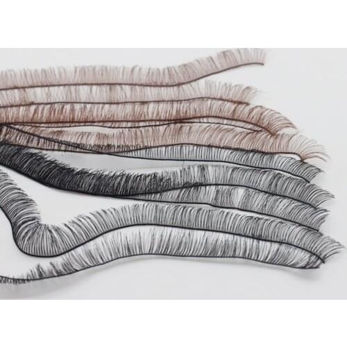 5pcs/lot 1*20cm Eyelashes Baby Dolls DIY Accessories Kids 1/3 1/6 1/8 Toy Doll False Eyelashes Black/Brown Color Dropshipping