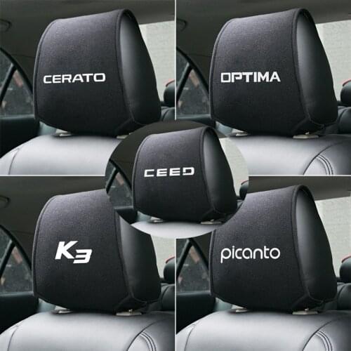 For KIA Ceed Optima Picanto Accessories Car Headrest Cover Car Styling