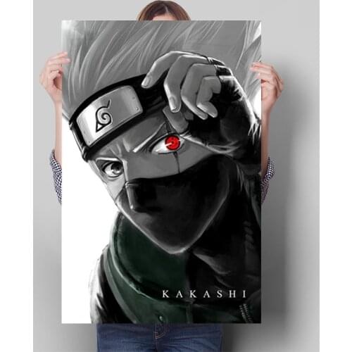 Anime Decor Poster Naruto Kakashi Art Painting Wall Art Print Picture for Modern Home Living Room Decoration Gift Painting