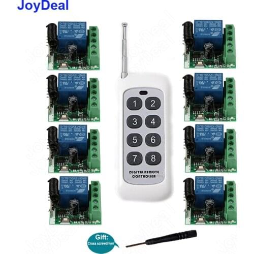 433 Mhz Wireless Remote Control Switch DC 12V 1CH RF Relay Receiver Module and 433Mhz Transmitter Electronic Lock Control Switch