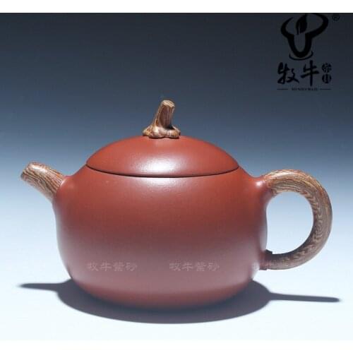 Yixing City boutique teapot teapot Kungfu supply clear cement mud cutter beauty 200 ml gift tea pot