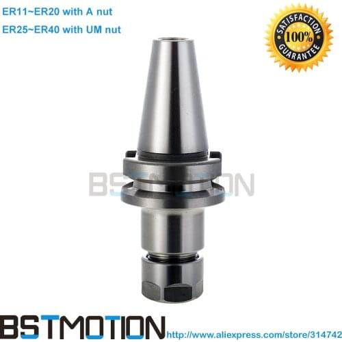 BT Toolholder BT30 ER11 ER16 ER20 ER25 ER32 ER40 70mm 100mm Clamping Collet Chuck Tool Holder 0.005mm Accuracy