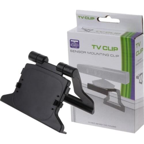 For Xbox 360 Kinect Sensor Video Game Console Bracket TV Clip Clamp Mount Stand Holder