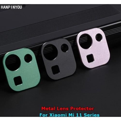 For Xiaomi Mi 11 Mi11 6.81" 3D Metal Camera Cover Lens Screen Protector Case Bumper Guard