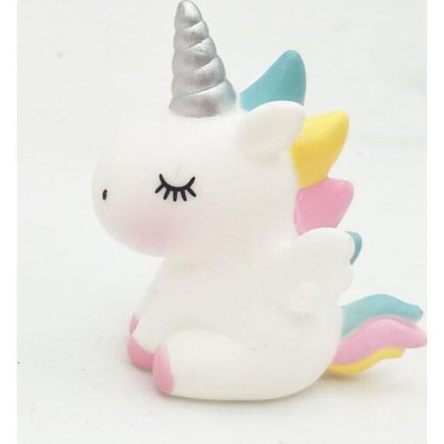 7.5cm unicorn horse my cute pvc little poni horse action toy figures dolls for girl birthday christmas gift Cake decoration