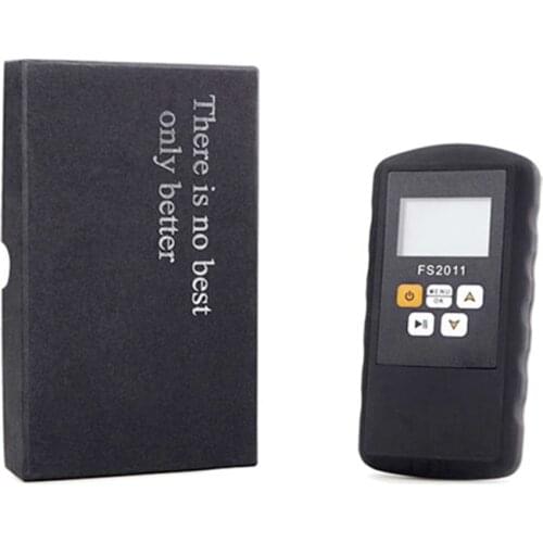 FS2011 Radiation Detector Geiger Counter Beta Gamma X-Ray with Alarm Marble Tester Tool LCD Display Radioactive Detector