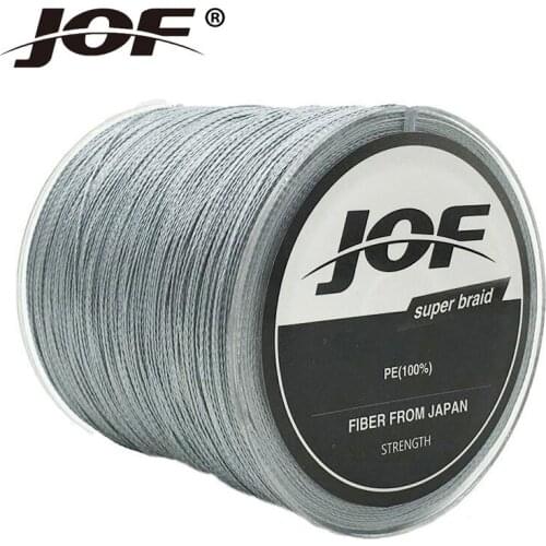 JOF 100M Braided Fishing Line 8 Strands 100% PE Super Strong 13-78lb Fly Fishing Wire Colorful For sea#c0