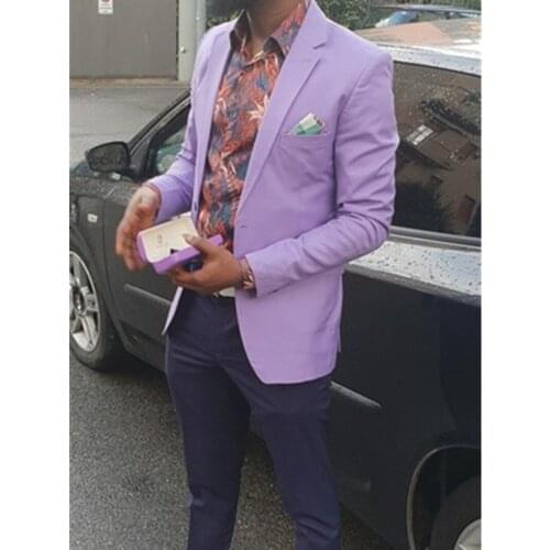 Handsome Groomsmen Notch Lapel Groom Tuxedos Wedding Dress Men Suits Blazer Prom Dinner (Jacket+Pants+Tie) K230