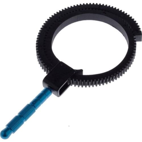 Easy Zoom Focusing Adjustment Follow Focus Metal Handle Handle Scale Lever with Gear Ring for Camera Lens