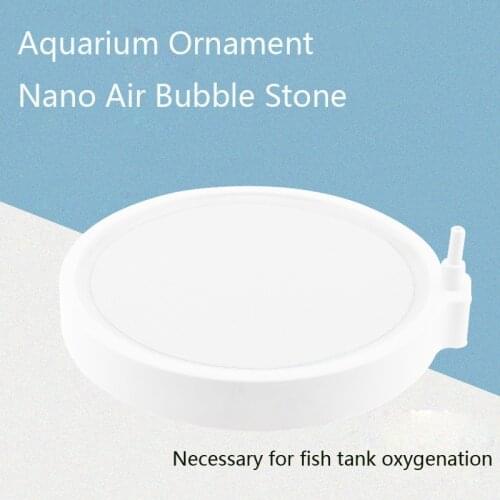 4 Sizes Aquarium Nano Bubble Tray Mute O2 Refiner Gas Cake Nano Oxygen Pump Accessories Sand Tray Tray Air Pump Air Bubble Stone