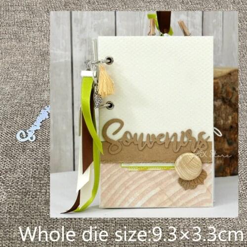 New Design Craft Metal stencils Cutting Dies French memory letter decoration scrapbook die cuts Album Paper Card Craft Embossing