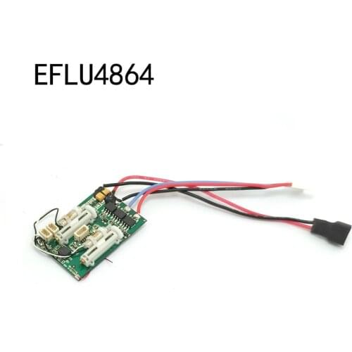 6CH EFLU4864 6 Ch Ultra Micro Receiver BL ESC For E-flite airplane AS3X DSM2 Transmitter