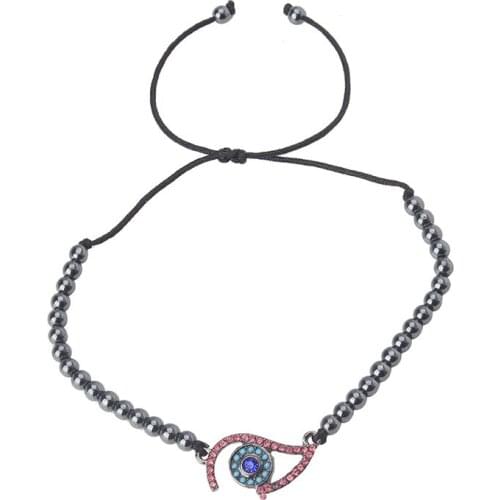 EVIL EYEL 2017 new fashion blue eye bracelet round trendy rope for woman man jewerly lucky