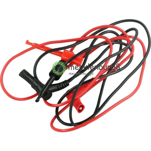 C18 New Banana Plug to Tests Hook Clip Probe Cable For Multimeter Equipment Tests