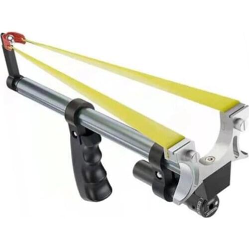 Hunting Powerful Slingshot High Precision Telescopic Catapult Straight Rod High Power Red Laser Stainless Steel Slingshot