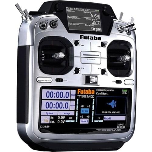 Futaba T32MZ 2.4GHz 18-Channel FASSTest Touch Screen Remote Control With R7108SB Receiver For Rc Drone Rc Planes / Helicopter