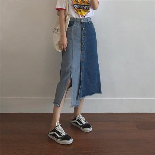 YMXJYWL Denim Skirts For Women