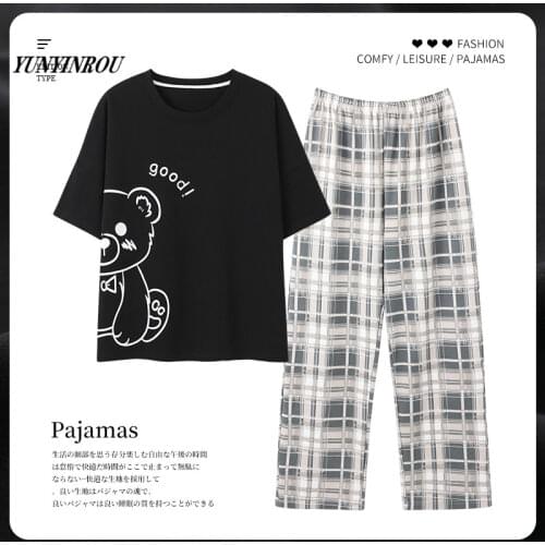 YUNYINROU Women's Knitted Pajamas
